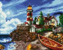 Лодочка у маяка