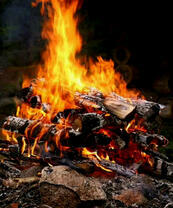 Пламя костра