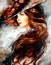 Юная девушка в шляпке