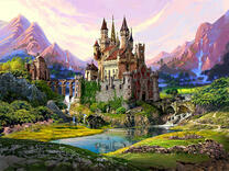 Замок в долине гор