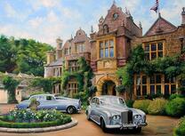 Ролс-ройсы у старинного особняка