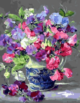 Букет из цветов горошка