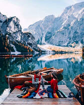 Свидание на берегу горного озера