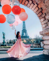 Париж и шарики