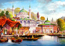 Восточный рынок на лодках