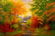 Прогулка по осеннему лесу