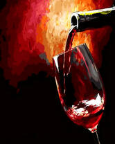 Бокал красного вина