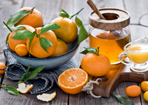 Мёд и сочные мандарины