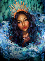 Темнокожая морская царица