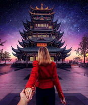 Следуй за мной в азиатский храм