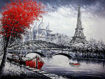 Городской пейзаж в Париже