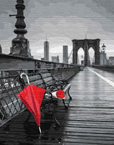 Пешеходная зона Бруклинского моста