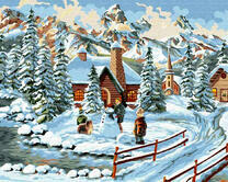 Зимние деревенские забавы