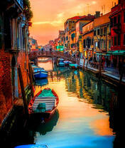 Уютный канальчик Венеции