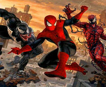 Человек паук и Веномы