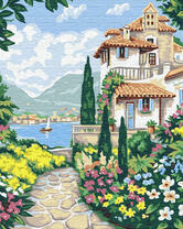 Вилла на бергу залива