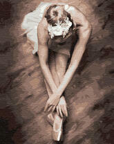 Балерина с цветочным веночком