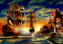 Морской бой у замка