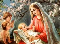 Дева Мария и ангелы