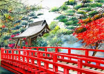 Весенний пейзаж Китая