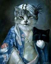 Кот султан и маска