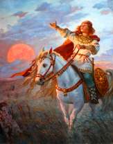 Воин на белом коне