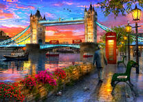 Теплый лондонский вечер на набережной