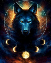 Темный волк и фазы луны