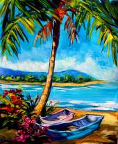 Лодочки под пальмой