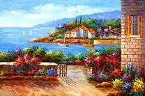 Уютный городок на берегу моря