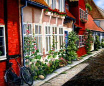 Уютная деревенская улочка