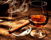 Отменный коньяк и сигара