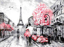 Париж в цветении деревьев