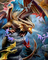 Драконы вылетают со своего гнезда