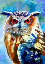 Грозный взгляд филина