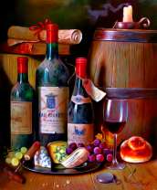 Красное вино и сыр