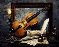 Скрипка, свеча и перо