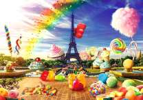 Яркие сладости в Париже