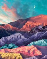 Картина по номерам Номерашка (Paintboy) «Красочные цветные горы» в интернет-магазине  в Москве Картина по номерам Номерашка (Paintboy) «Красочные цветные горы»