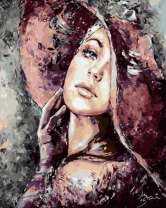 Милая девушка в широкополой шляпе