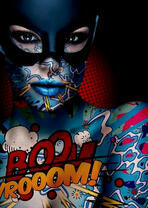 Девушка с комикса