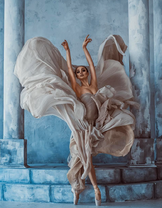 Балерина в эффектном платье