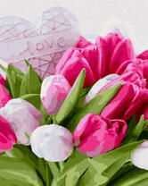 Букет тюльпанов с любовью
