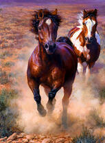 Бег лошадей