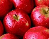 Красные яблоки