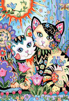 Цветочные кошечки