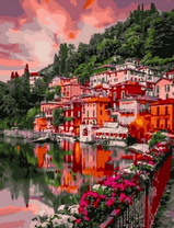 Комо город в Италии среди гор