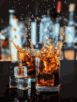 Два виски со льдом