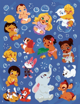 Милые мультяшные персонажи