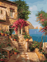 Каменный домик у моря